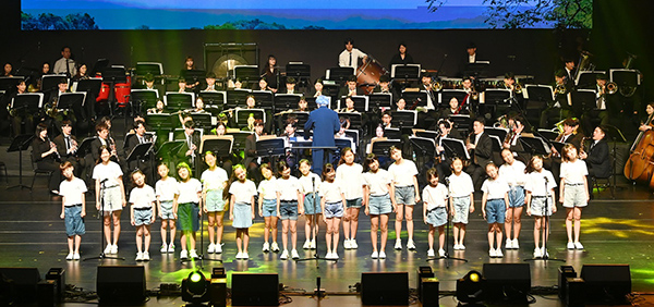 지난 15일 광주시 남한산성아트홀에서 ‘WASBE 세계 관악 컨퍼런스 D-1년 기념 선포식 및 콘서트’가 진행되고 있다.  (사진제공=광주시청)